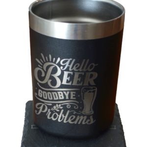 Custom Engraved 20oz Black Tumbler