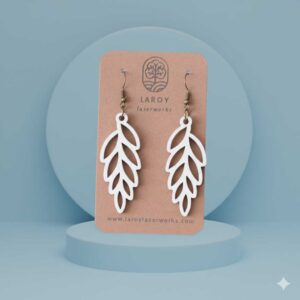 The Roma - Hand-Painted Wooden Earrings