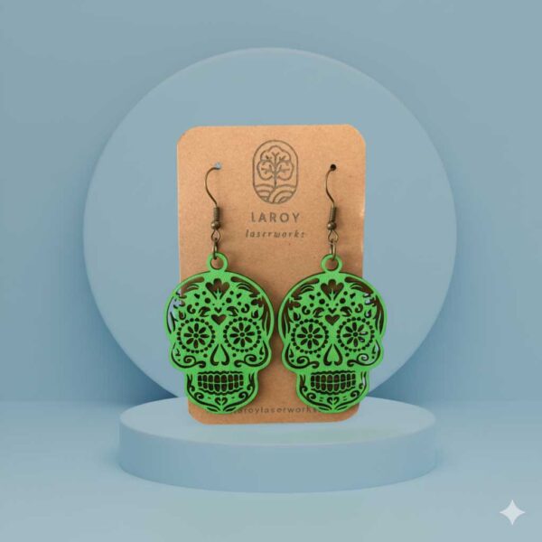 Sugar Skull Earrings - Image 7