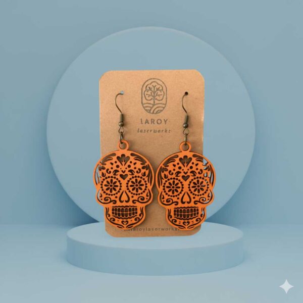 Sugar Skull Earrings - Image 6