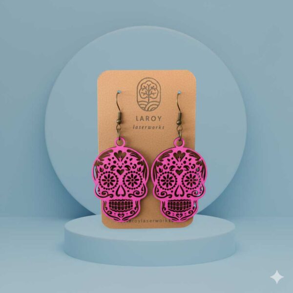 Sugar Skull Earrings - Image 5