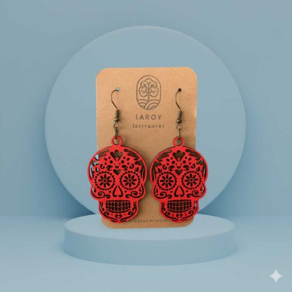 Sugar Skull Earrings - Image 4
