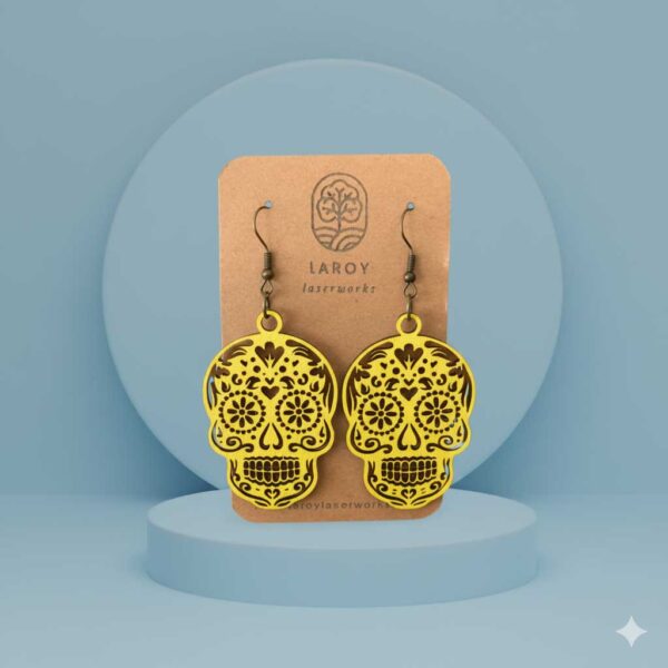 Sugar Skull Earrings - Image 2