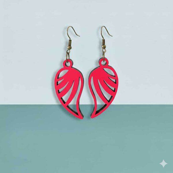 The Vienna - Winged Teardrop Earrings - Image 3