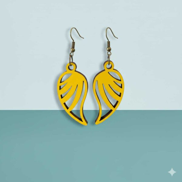 The Vienna - Winged Teardrop Earrings - Image 4