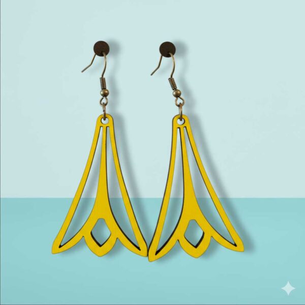 The Yugoslavia - Intersecting Lines Earrings - Image 2