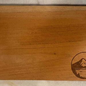 11 1/2" x 7" Rectangle Cedar Board with Legs